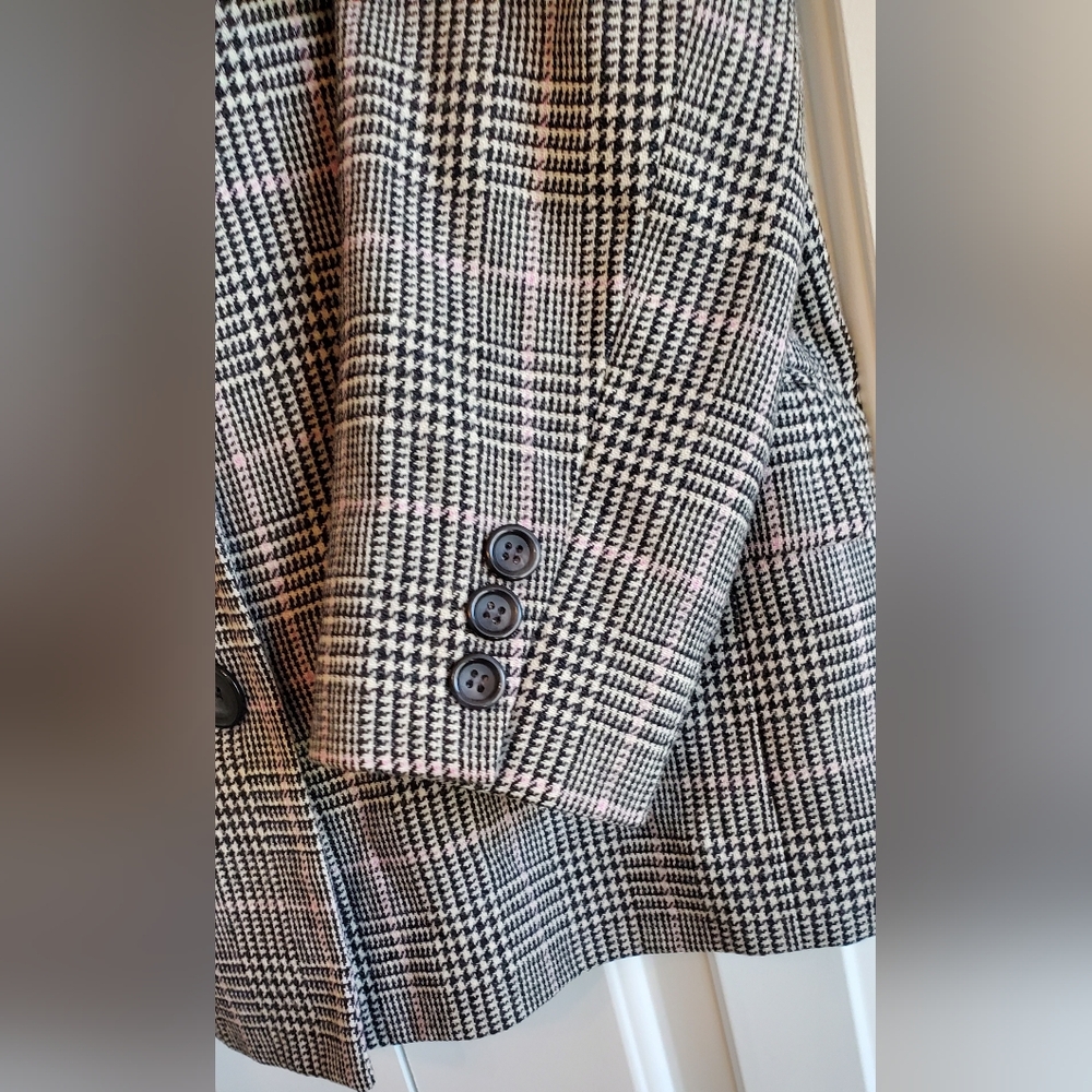 Vintage Pendleton Petite Houndstooth Double Breas… - image 5